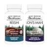 Host Defense Bundle with Reishi Capsules, 60 Count & Lion's Mane Capsules, 60 Count - Support Heart & Immune Health - Support Brain Health, Memory & Focus* view 1