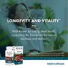 Host Defense Bundle with Reishi Capsules, 60 Count & Lion's Mane Capsules, 60 Count - Support Heart & Immune Health - Support Brain Health, Memory & Focus* view 3