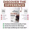 Cocoa Powder (8 oz) Dutch Processed Cocoa Powder, Unsweetened, Extra Rich Cocoa Flavor, 22-24% Fat, Premium Culinary Grade, Non-GMO Sourced, Fair Trade Certified, Perfect Cocoa for Baking and Cooking view 4