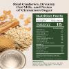 Elmhurst 1925 Cinnamon Churro Cashew Creamer - Dairy-Free, Vegan, Kosher, Low Sugar, Shelf Stable Creamer Made with Cashew & Oat Milk for Healthier Coffee, Latte and Smoothies - 25.4 Ounce (Pack of 6) view 2