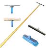 MLYAYE Window Cleaner Tool for High Windows, 4 in 1 Windows Washing Equipment with 8 10 13 Feet 16 20 23 FT Retractable Pole & Floor Brushes - Glass Washing Kit for Villa Sunroom(4M/13.1FT) view 1