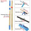 MLYAYE Window Cleaner Tool for High Windows, 4 in 1 Windows Washing Equipment with 8 10 13 Feet 16 20 23 FT Retractable Pole & Floor Brushes - Glass Washing Kit for Villa Sunroom(4M/13.1FT) view 2