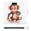 Weight Scale, Naughty Monkey Print Digital Scale Bathroom Scale LCD Display Scale Portable Scale Fitness Scale Household Scale view 2