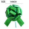 1Pc Giant Pull Bow,14 Inch Giant Gift Bow,Giant Car Bow for Christmas,Bicycles,Appliances,Gifts,Weddings,Classrooms,Rooms,Dining Table Decorations,and Partie (Green) view 2