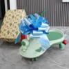 1Pc 14 Inch Extra Large Bow,Giant Gift Bow,Large Gift Bow for Cars Decor, New Houses, Gift Basket, Presents, Wreath, Decoration, Office, Valentine's Day (Light Blue) view 3