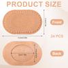 24pcs Toe Cushion Protectors Patches, Comfortable Adhesive Pads Lessen Pain Friction Adhesive Tape Anti-Slip Waterproof Foot Cushions Corn Remover Guards for Women Men Feet view 2