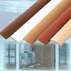 TAJMDGW PVC T Molding Floor Transition Strip, Self Adhesive Threshold Reducer for Joining Floor Gaps, Floor Flat Divider Strip, Doorway Edge Trim Ramp(Oak) view 2