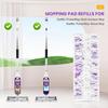15 Count Pad Refills for Swiffer Power Mop Refill, Absorbent Floor Cleaning Pads for Hardwood, Tile, Laminate Floors view 3