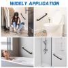 16" Grab Bars for Bathtubs and Showers Stainless Steel Safety Shower Handrail, Heavy Duty for Seniors, Handicap, Elderly Bathroom Grab Bars Toilet Shower Grab for Wall view 3