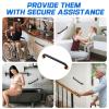 16" Grab Bars for Bathtubs and Showers Stainless Steel Safety Shower Handrail, Heavy Duty for Seniors, Handicap, Elderly Bathroom Grab Bars Toilet Shower Grab for Wall view 4