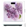 YKUDBN Weight Scale, Lilac Flowers Print Digital Scale Bathroom Scale LCD Display Scale Portable Scale Fitness Scale Household Scale, style view 2