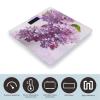 YKUDBN Weight Scale, Lilac Flowers Print Digital Scale Bathroom Scale LCD Display Scale Portable Scale Fitness Scale Household Scale, style view 3