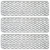 3 Pack Microfiber Cleaning Pads for Bona Mop for White Gray 18 inches, Reusable Microfiber Mop Pads for 18 Inch Mop, Hardwood Floor Replacement Cleaning Mop Pads, Machine Washes view 1