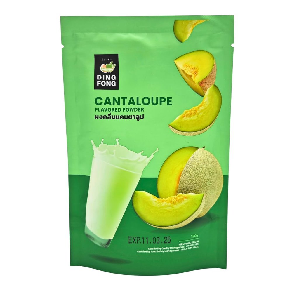 Cantaloupe Mix Creamer Powder Thai Drink for Beverage, Cocktial, Barista - 150g (5.3 oz)