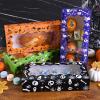 16Pcs Halloween Treat Boxes Halloween Cookie Boxes with Window Ghost Boo Pumpkin Skull Black Cat Pattern Bakery Boxes for Cupcake Candies Donuts for Trick or Treat Party Supplies view 3