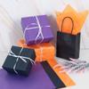 BEISHIDA 90 Sheets Halloween Tissue Paper Bulk, Black Orange Purple Wrapping Tissue Paper for Gift Bags, 14 x 20 Inch Gift Wrap for Halloween DIY Crafts Decor Holiday Flowers view 4