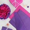 BEISHIDA 100 Sheets Dark Purple Tissue Paper Bulk, Wrapping Tissue Paper for Gift Bags, 14 x 20 Inch Gift Wrap for Halloween Birthday Graduation DIY Crafts Holiday Flowers view 2