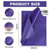 BEISHIDA 100 Sheets Dark Purple Tissue Paper Bulk, Wrapping Tissue Paper for Gift Bags, 14 x 20 Inch Gift Wrap for Halloween Birthday Graduation DIY Crafts Holiday Flowers view 3