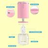 Portable Ultrasonic Contact Lens Cleaner with USB Charger and Solution Soak Case - Soft, Colored, Hard, Rgp, Ok Lens Pink view 3