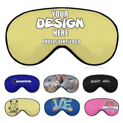 Custom Eye Masks for Sleeping Men Women Kids, Customized Blackout Eye Covers, Personalized Night Blindfolds for Adult Children,#Khaki
