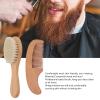 Baby Brush and Comb Set, Multifunction Composite Wood Wool Hair Brush, Tool for Soft Goat Bristles Wooden Massage Men Oil Head Style Beard view 4