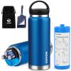 AUVON Large Insulin Pen Cooler for 3-6 Pens with Medical Tag, TSA Approved Insulin Travel Cooler with Portable Handle, Diabetic Travel Case with Gel Ice Pack and Anti-freezing Drawstring Bag view 1