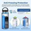 AUVON Large Insulin Pen Cooler for 3-6 Pens with Medical Tag, TSA Approved Insulin Travel Cooler with Portable Handle, Diabetic Travel Case with Gel Ice Pack and Anti-freezing Drawstring Bag view 4