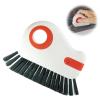2024 New 2 in 1 Groove Cleaning Brush Window Track Cleaning Tools, Multipurpose Hard Bristle Crevice Cleaning Brush with Hidden Scraper, Shutter Door Window Track Kitchen Cleaning Kit (Orange 1pcs) view 1