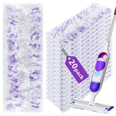 20 Count Disposable for Swiffer Power Mop Pads & Power Mop Refills for Power Mop Multi-Surface Mop, Power Mop Pads for PowerMop Wood Mop, Compatible with Power Mop Refills Liquid for Floor Cleaning
