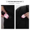 Square Pill Box Polar Bear Pill Case 2 Compartment Medicine Pill Organizer for Purse & Pocket Portable Travel Pillbox Medicine Vitamin Cod Liver Oil Storage Box Organizer view 4