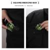 Square Pill Box Gator Lurking Green Pill Case 2 Compartment Medicine Pill Organizer for Purse & Pocket Portable Travel Pillbox Medicine Vitamin Cod Liver Oil Storage Box Organizer view 4