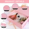 RayofSun Pink Gift Box,13.8" x 9" x 4.3" Large Groomsmen Proposal Box with Magnetic Closure Lid and Ribbon for Anniversary Wedding Birthday Graduation Festivals (5 Pack) view 4