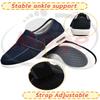 Mge Womens Wide Width Shoes Adjustable Strap Sneakers for Elderly Diabetic Plantar Fasciitis Swollen Feet Plantar Fasciitis Arch Support Walking Slippers for Foot and Ankle Pain Relief(Gray,5) view 3