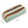 AITIME Portable Daily Contact Lens Organizer,Disposable Contact Lens Dispenser,Travel Color Contact Lens Storage Case Kit with Labeled R & L(Gery) view 3