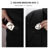 Square Pill Box Penguin Wearing Flowers Pill Case 2 Compartment Medicine Pill Organizer for Purse & Pocket Portable Travel Pillbox Medicine Vitamin Cod Liver Oil Storage Box Organizer view 4