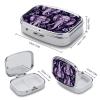 Square Pill Box Cartoon Cute Elephant Pill Case 2 Compartment Medicine Pill Organizer for Purse & Pocket Portable Travel Pillbox Medicine Vitamin Cod Liver Oil Storage Box Organizer view 2