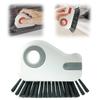 2 in 1 Groove Cleaning Brush Window Track Cleaning Tools, Door Window Groove Cleaning Brush with Hidden Scraper, Multifunction Hard Bristle Crevice Cleaning Brushes for Sliding Door Track (5, Gray) view 1