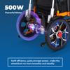 20Miles Long Travel Range,Lightweight Reclining Electric Wheelchair for Adults,All Terrain Foldable Intelligent Motorized Wheelchair,Power Reclining Wheelchair for Travel and Daily Use(Wider 21") view 4