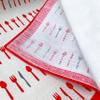 Manekineko-Ai Furoshiki Wrapping Cloth 100% Cotton fabric,Lunch cloth,Cutlery pattern,Red,Made in Japan 19.6"x19.6" view 4