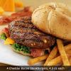 The Steakburger Experience with Restaurant-Quality Classic, Cheddar Bacon, and Sweet Vidalia Onion Premium Beef Steak burger Flavors and Cooking Instructions from Kansas City Steak Company view 3