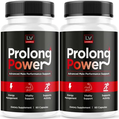 (2 Pack) Prolong Power Pills, Prolong Power Capsules, Prolong Power Supplement, ProlongPower Capsules for Men, Prolong Power Original Pills Review, 120 Pills for 2 Months