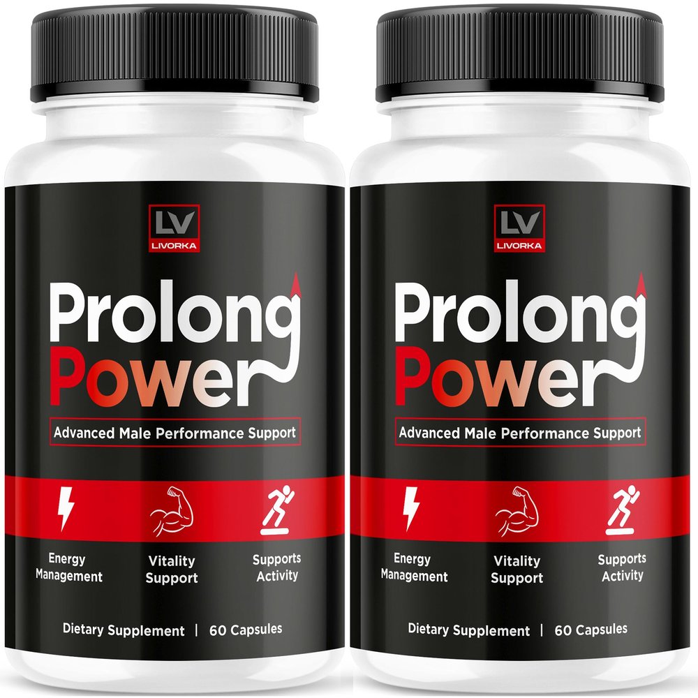 (2 Pack) Prolong Power Pills, Prolong Power Capsules, Prolong Power Supplement, ProlongPower Capsules for Men, Prolong Power Original Pills Review, 120 Pills for 2 Months