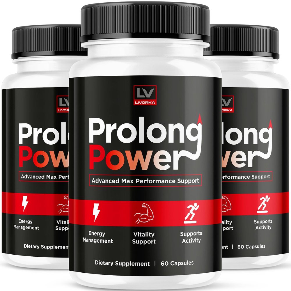 (3 Pack) Prolong Power Pills, Prolong Power Capsules, Prolong Power Supplement, ProlongPower Capsules for Men, Prolong Power Original Pills Review, 180 Pills for 3 Months