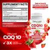 Shiny Leaf CoQ10 100mg - Chewable CoQ10 Supplement - Coenzyme Q10 for Heart Health & Energy - Natural Co Q 10 Supplement - For Cardiovascular Wellness - 100mg Chewable Tablets, 30 Tablets, Made in USA view 2