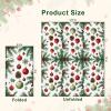 3-Ply Christmas Paper Napkins Disposable: Guest Dinner Hand Towels, Xmas Table Decorative for Bathroom Home Kitchen, Holiday Cocktail Party Decor, Red White Green (4.3x7.9 Inches, Count, 100) view 2