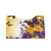 Tissue Box Cover Leather Tissue Box Holder Rectangular Facial Tissue Holder for Bathroom Modern Decorative Tissue Box Organizer Purple Yellow Floral Butterflies Car Tissue Holder for Home Office view 2