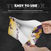 Tissue Box Cover Leather Tissue Box Holder Rectangular Facial Tissue Holder for Bathroom Modern Decorative Tissue Box Organizer Purple Yellow Floral Butterflies Car Tissue Holder for Home Office view 3