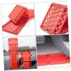 Anneome 1pair Foldable Recovery Traction Mats for Car Truck and Van Emergency Tire for Mud Ice and Snow Compact and Portable Vehicle Recovery Tool view 3