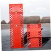 Anneome 1pair Foldable Recovery Traction Mats for Car Truck and Van Emergency Tire for Mud Ice and Snow Compact and Portable Vehicle Recovery Tool view 4
