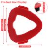 2 PCS O-Ceda Scrub Brush Spin Mop Head Attachments, Scrubbing Triangle Mop Brush, Compatible with EasyWring 1 Tank System, Hard Bristle Floor Cleaning Brush for Shower Kitchen Wall Tile Cleaning view 3